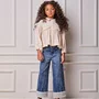 Calça Jeans Barrado Renda Anime