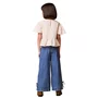 Calça Jeans com Laços Jeans Momi