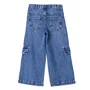 Calça Jeans Wide Estilo Cargo Anime