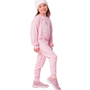 Calça Jogging Tricot Corações Listras Lateral Pituchinhus