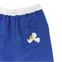 Calça Moletom Bordado Florada Azul Fabula