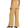 Calça Pantalona Lisos Linho Areia Cia Maritima