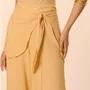 Calça Pantalona Lisos Linho Areia Cia Maritima