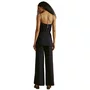 Calça Pantalona Lisos Linho Preto Cia Maritima