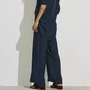 Calça Pantalona Lisos Shantung Dark Sky Cia Maritima