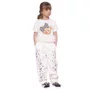 Calça Sarja Baggy Ursinhos e Laços Off White Pituchinhus