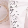 Calça Sarja Baggy Ursinhos e Laços Off White Pituchinhus