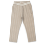 Calça Tricot bege Listra Classica Risca Dame