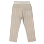 Calça Tricot bege Listra Classica Risca Dame