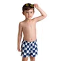 Calção Praia Quadriculado Marinho Kids Dedeka