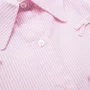 Camisa Algodão Listrada Mini Lacinhos Rosa Pituchinhus