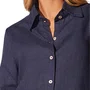 Camisa em Linho Hermosa Marinho Cia Maritima