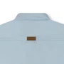 Camisa Infantil Lisa Tricoline Manga Longa Azul Claro Dame