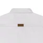 Camisa Infantil Lisa Tricoline Manga Longa Branco Dame