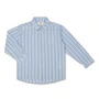 Camisa Linho Listrada Denim Dame
