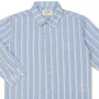 Camisa Linho Listrada Denim Dame