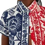 Camisa Noite de Passaro Navy Vermelho Farm