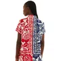 Camisa Noite de Passaro Navy Vermelho Farm