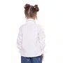 Camisa Tricoline Babado Mangas Mini Laços Pituchinhus