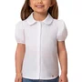 Camisa Tricoline Branca Básica Petit Cherie