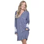 Camisão Paola Cinza e Rosa Miss Victtoria