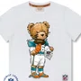 Camiseta Algodão NFL Teddy Dolphins Mami Dame