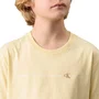 Camiseta Algodão Orgânico Amarelo Manteiga Calvin Klein