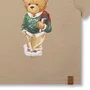 Camiseta Algodão Teddy Bege Estudante Dame
