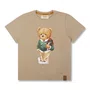 Camiseta Algodão Teddy Bege Estudante Dame