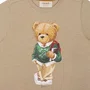 Camiseta Algodão Teddy Bege Estudante Dame