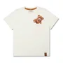 Camiseta Algodão Teddy Bolso Off White Dame