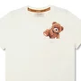 Camiseta Algodão Teddy Bolso Off White Dame
