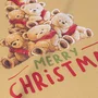 Camiseta Algodão Teddy Natal Bege Dame