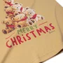 Camiseta Algodão Teddy Natal Bege Dame