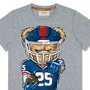 Camiseta Algodão Teddy NFL NY Giants Dame