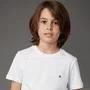 Camiseta Calvin Klein Bordado Branco