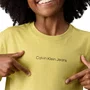 Camiseta Calvin Klein JJ111I Logo Verde Pistache