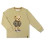 Camiseta Infantil Algodão Teddy Vintage Verde Dame