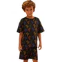 Camiseta Malha Cactos Preto Bento