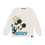 Camiseta Manga Longa Mickey Bye Bye Off White Youccie