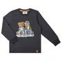 Camiseta Manga Longa Ted e Dino Chumbo Dame