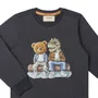 Camiseta Manga Longa Ted e Dino Chumbo Dame
