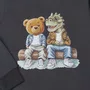Camiseta Manga Longa Ted e Dino Chumbo Dame