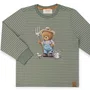 Camiseta Manga Longa Verde Teddy Milk Dame