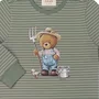 Camiseta Manga Longa Verde Teddy Milk Dame