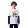 Camiseta Mickey Ciclista DIsney Off White Youccie