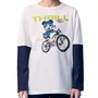 Camiseta Mickey Ciclista DIsney Off White Youccie