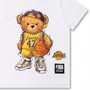 Camiseta NBA Teddy Los Angeles Branco Dame