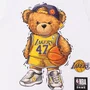 Camiseta NBA Teddy Los Angeles Branco Dame
