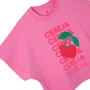 Camiseta Silk Cereja Rosa Farm Futura